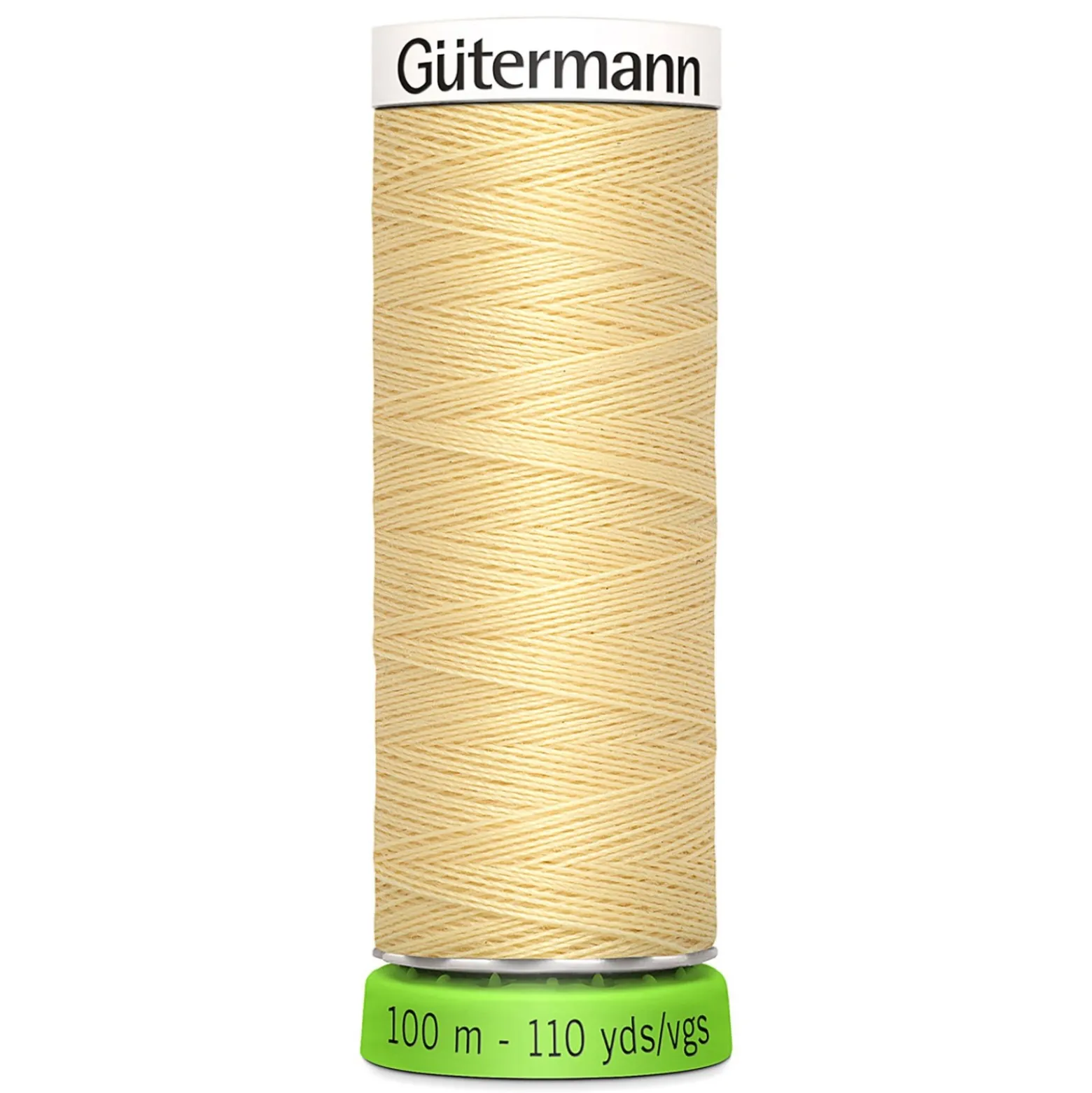 Fil à Coudre Polyester Recyclé 100m - Jaune paille 325