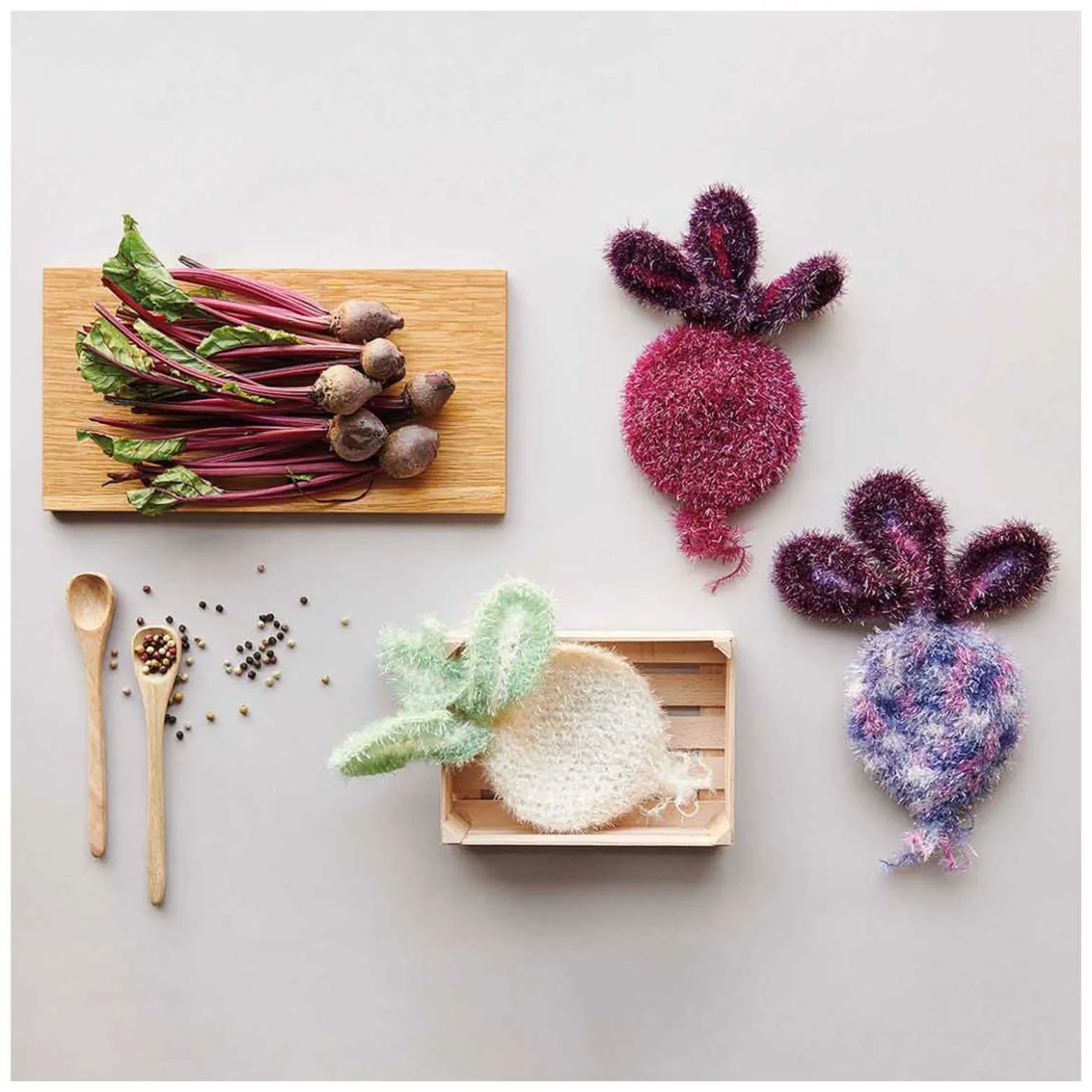 Fil à Crocheter pour Éponge Creative Bubble - Betterave rouge