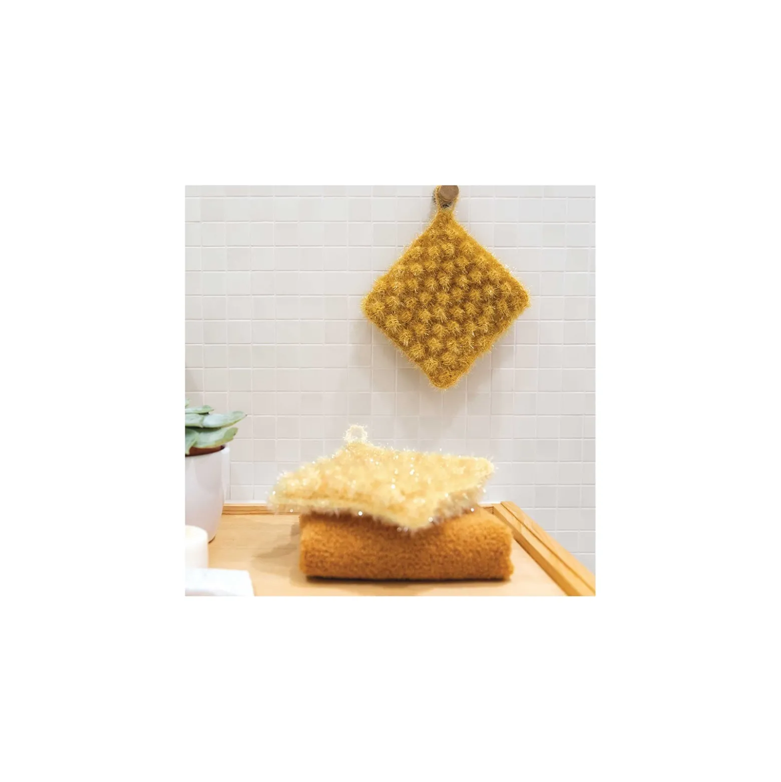 Fil à Crocheter pour Éponge Creative Bubble - Vanille