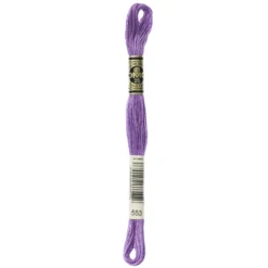 Fil mouliné à broder DMC - 8m - 553 - améthyste violette