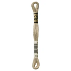 Fil mouliné à broder DMC - 8m - 613 - beige ficelle