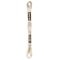 Fil mouliné à broder DMC - 8m - 3033 - beige flanelle