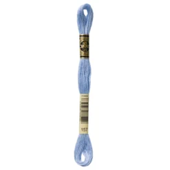 Fil mouliné à broder DMC - 8m - 157 - bleu doux