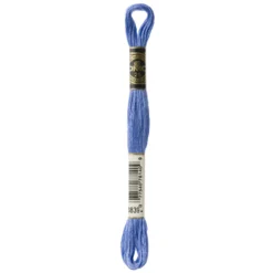Fil mouliné à broder DMC - 8m - 3839 - bleu méditerranée