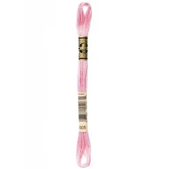 Fil mouliné à broder DMC - 8m - 605 - bouton de rose
