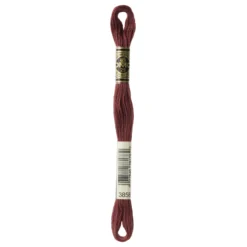 Fil mouliné à broder DMC - 8m - 3858 - brun rosé