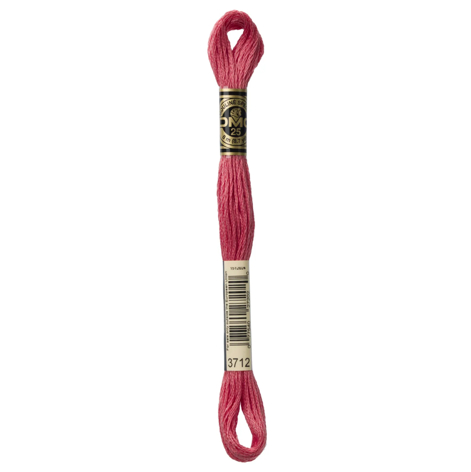 Fil mouliné à broder DMC - 8m - 3712 - bush rose