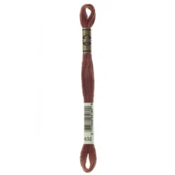 Fil mouliné à broder DMC - 8m - 632 - cacao
