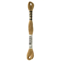 Fil mouliné à broder DMC - 8m - 3828 - chêne