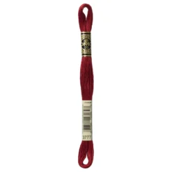 Fil mouliné à broder DMC - 8m - 3777 - cuir rouge
