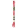 Fil mouliné à broder DMC - 8m - 899 - fard à joue rose