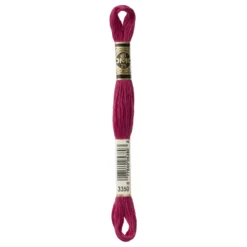 Fil mouliné à broder DMC - 8m - 3350 - framboise glacée