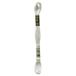 Fil mouliné à broder DMC - 8m - 3024 - gris galet