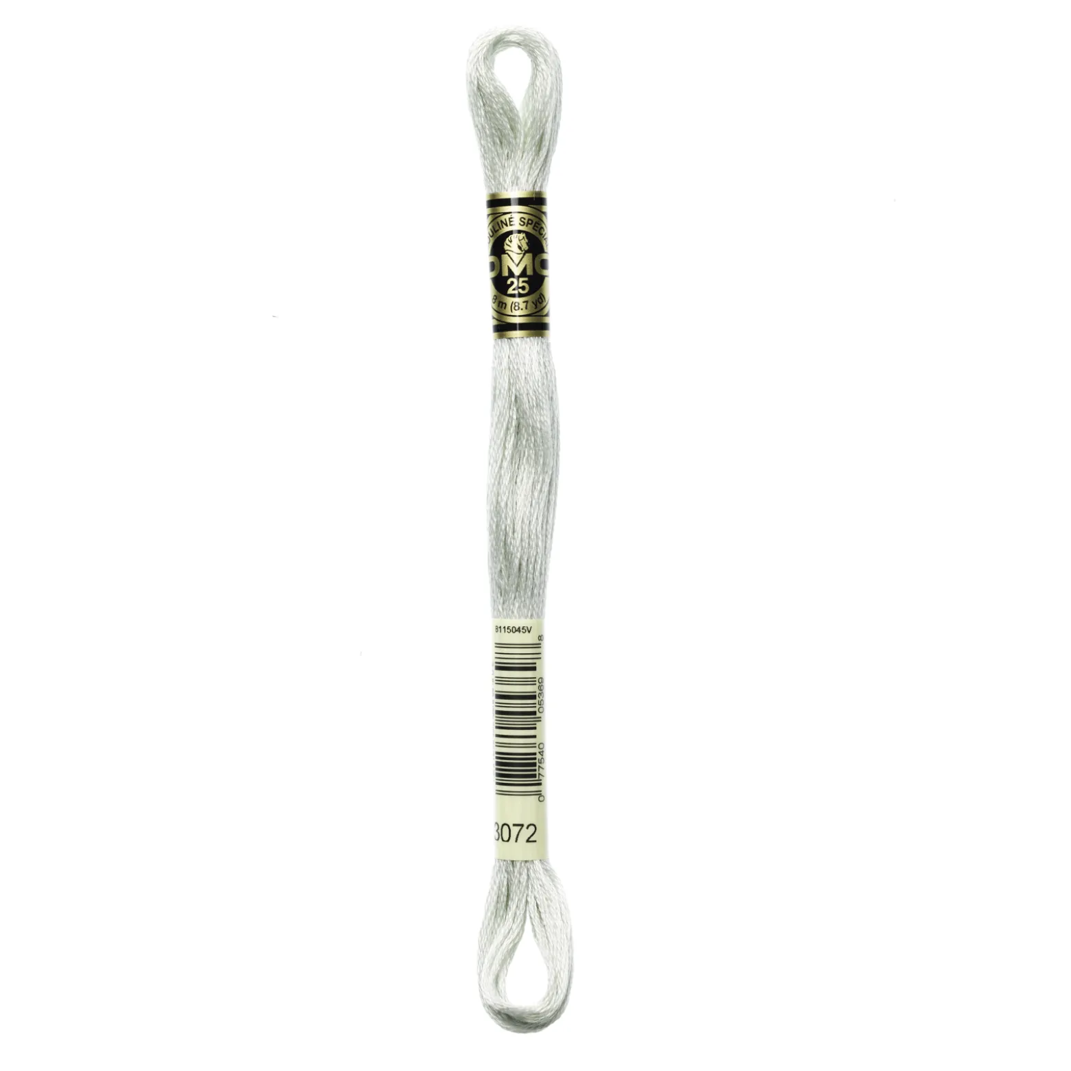 Fil mouliné à broder DMC - 8m - 3072 - gris pierre ponce