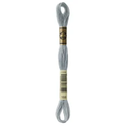Fil mouliné à broder DMC - 8m - 168 - gris souris