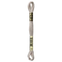 Fil mouliné à broder DMC - 8m - 453 - gris tourterelle