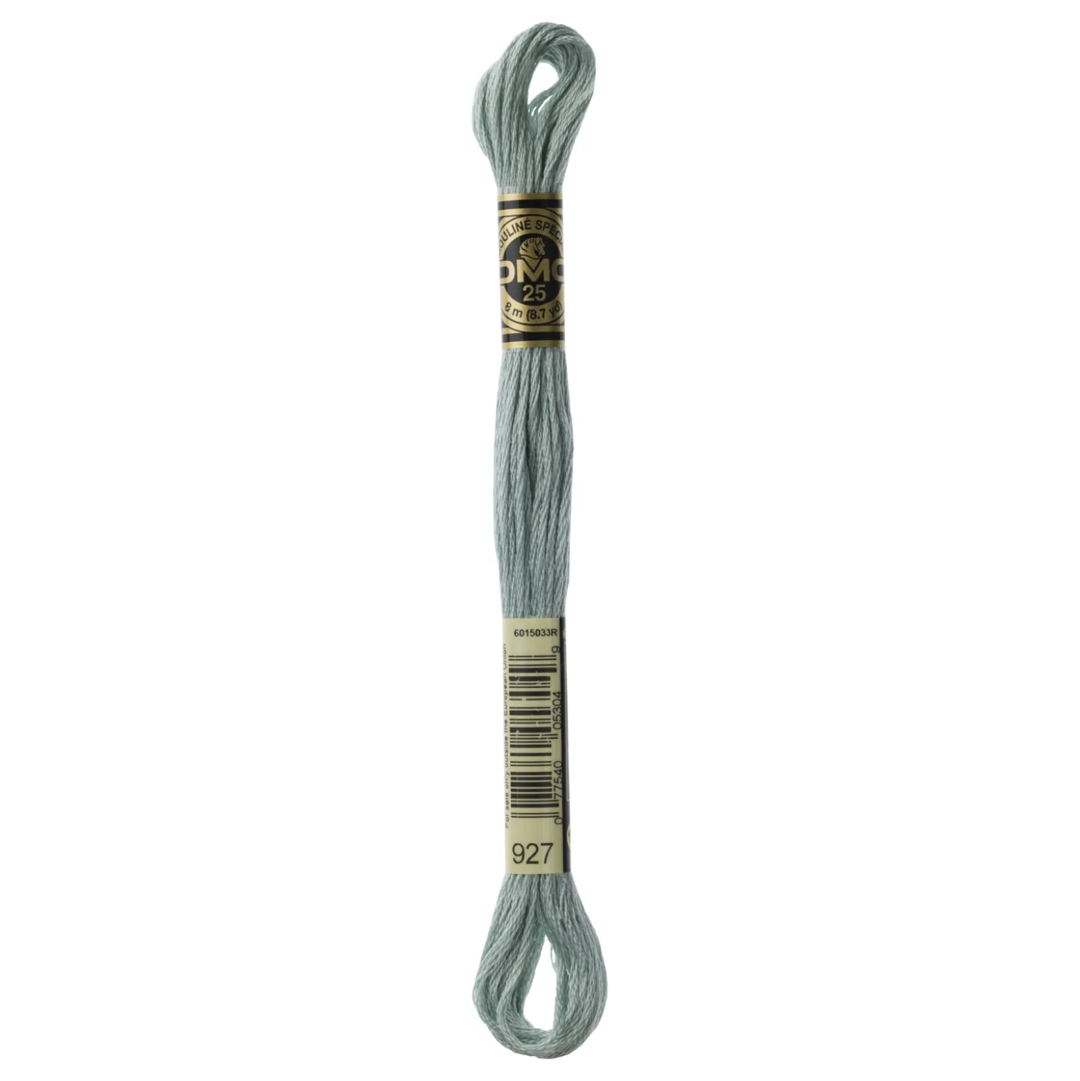 Fil mouliné à broder DMC - 8m - 927 - huître