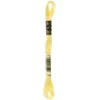 Fil mouliné à broder DMC - 8m - 745 - jaune banane
