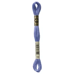 Fil mouliné à broder DMC - 8m - 156 - lavande