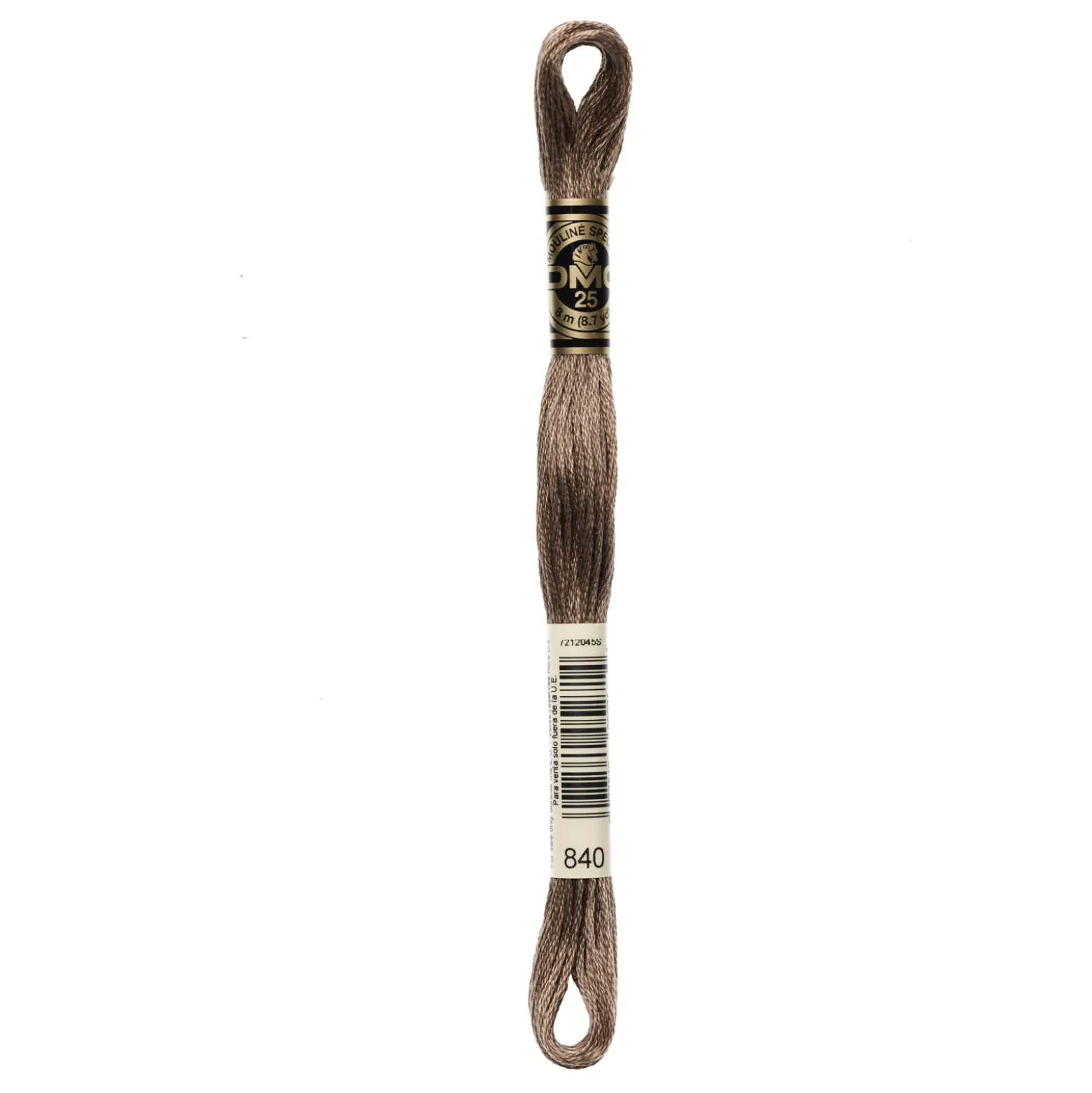 Fil mouliné à broder DMC - 8m - 840 - lièvre