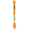 Fil mouliné à broder DMC - 8m - 741 - mandarine