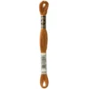 Fil mouliné à broder DMC - 8m - 3826 - marron doré