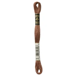 Fil mouliné à broder DMC - 8m - 3772 - marron glacé