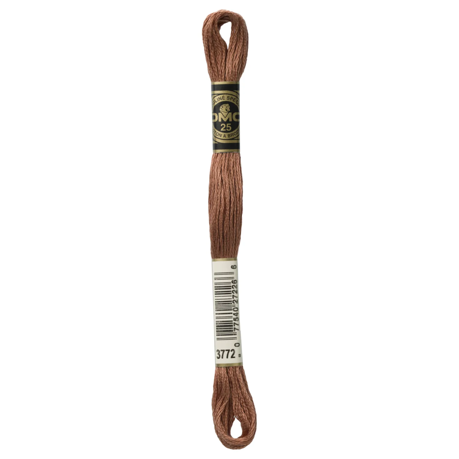 Fil mouliné à broder DMC - 8m - 3772 - marron glacé