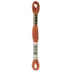 Fil mouliné à broder DMC - 8m - 3776 - nougatine
