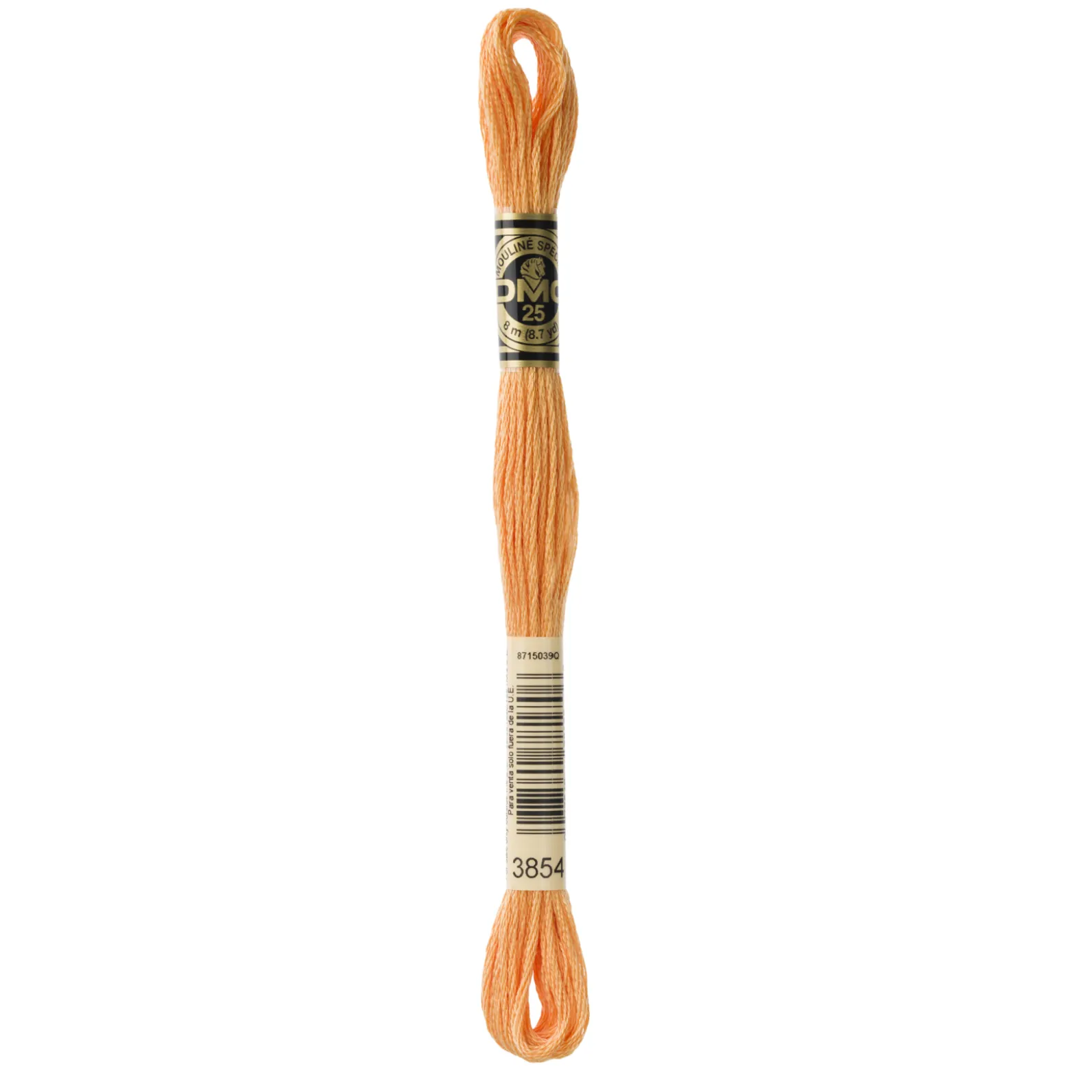 Fil mouliné à broder DMC - 8m - 3854 - épices