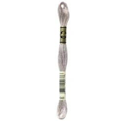 Fil mouliné à broder DMC - 8m - 648 - poivre blanc