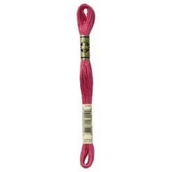 Fil mouliné à broder DMC - 8m - 3731 - poivre rose