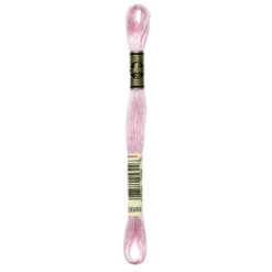 Fil mouliné à broder DMC - 8m - 3689 - pétale de rose