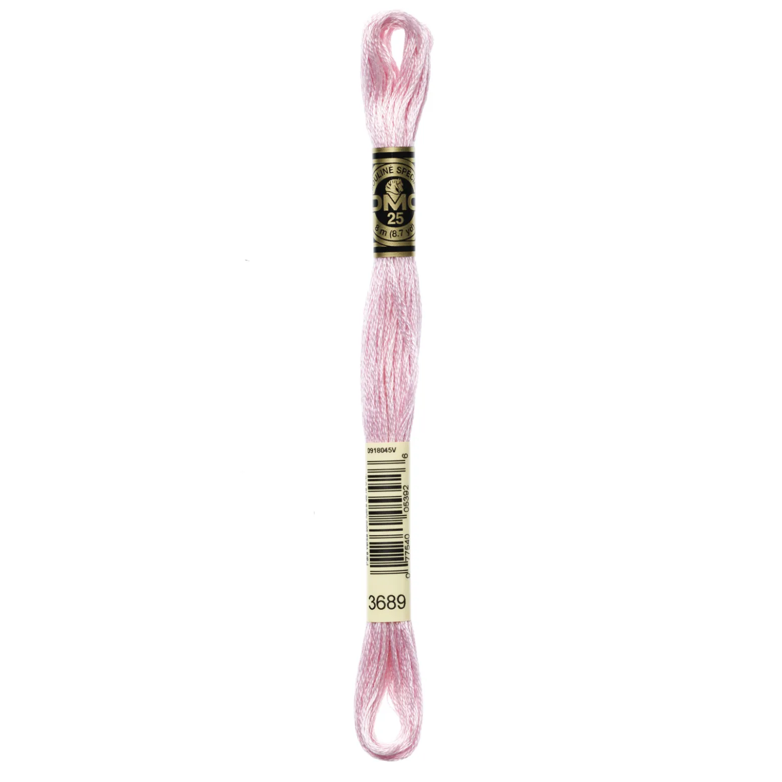 Fil mouliné à broder DMC - 8m - 3689 - pétale de rose