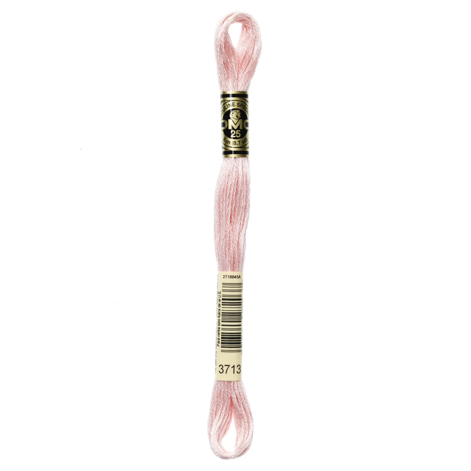 Fil mouliné à broder DMC - 8m - 3713 - quartz rose