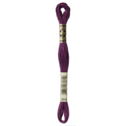 Fil mouliné à broder DMC - 8m - 3834 - raisin