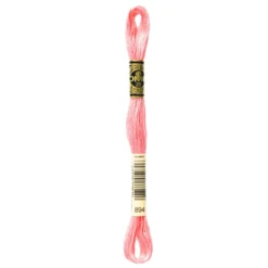 Fil mouliné à broder DMC - 8m - 894 - rose