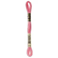 Fil mouliné à broder DMC - 8m - 3708 - rose Azalée
