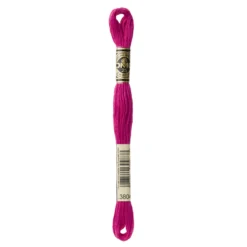 Fil mouliné à broder DMC - 8m - 3804 - rose Bengale