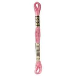 Fil mouliné à broder DMC - 8m - 3326 - rose eglantine