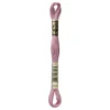 Fil mouliné à broder DMC - 8m - 3727 - rose Litchee