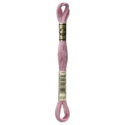 Fil mouliné à broder DMC - 8m - 3727 - rose Litchee