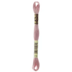 Fil mouliné à broder DMC - 8m - 778 - rose poivré