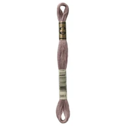 Fil mouliné à broder DMC - 8m - 3861 - taupe clair