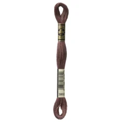 Fil mouliné à broder DMC - 8m - 3860 - taupe foncé