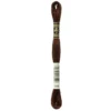 Fil mouliné à broder DMC - 8m - 898 - teck