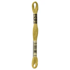 Fil mouliné à broder DMC - 8m - 834 - tisane verte