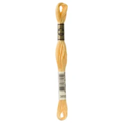 Fil mouliné à broder DMC - 8m - 3855 - vent de sable orangé