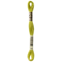 Fil mouliné à broder DMC - 8m - 166 - vert absinthe