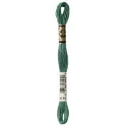 Fil mouliné à broder DMC - 8m - 3815 - vert amandier